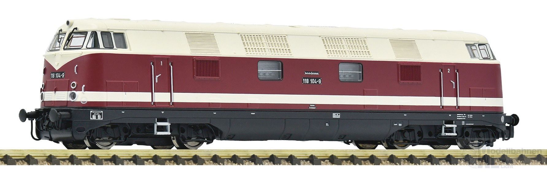 Fleischmann 7360028 - Diesellok BR 118 104-9 DR Ep.IV N 1:160