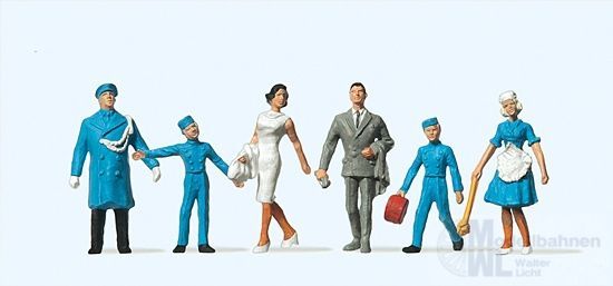 Preiser 14131 - Am Hotel H0 1:87