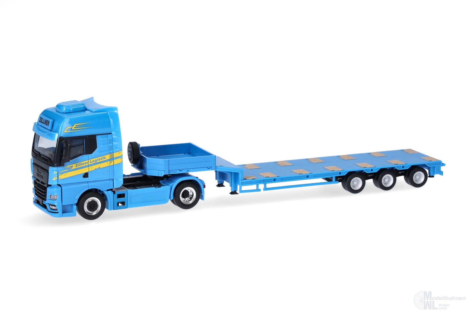 Herpa 320047 - MAN TGX GX SemiTieflade-Sattelzug Zillner H0 1:87