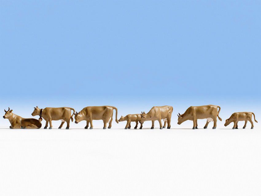 Noch 36722 - Kühe, dunkelbraun N 1:160