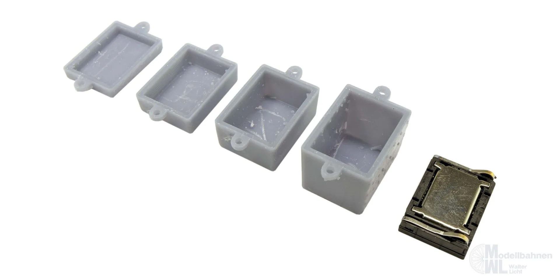ESU 50353 - Lautsprecher 13mm x 18mm x 4.5mm, rechteckig, 4 Ohm, mit Schallkapselset