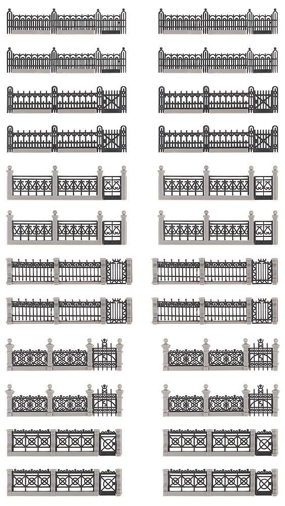 Faller 180417 - Eisenzäune-Set H0 1:87