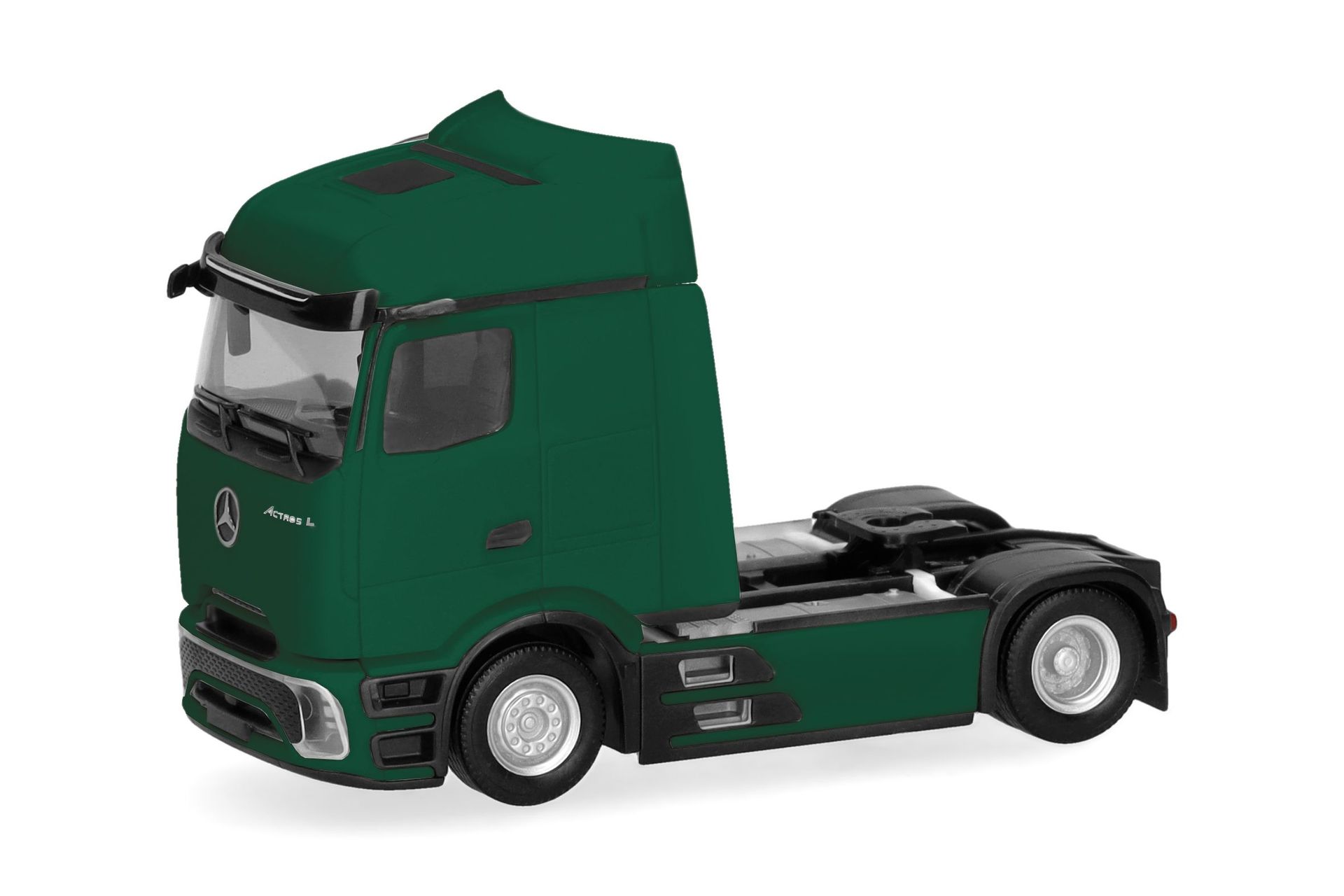 Herpa 319430-002 - Mercedes-Benz Actros L Procabin Streamspace Zugmaschine moosgrün H0 1:87
