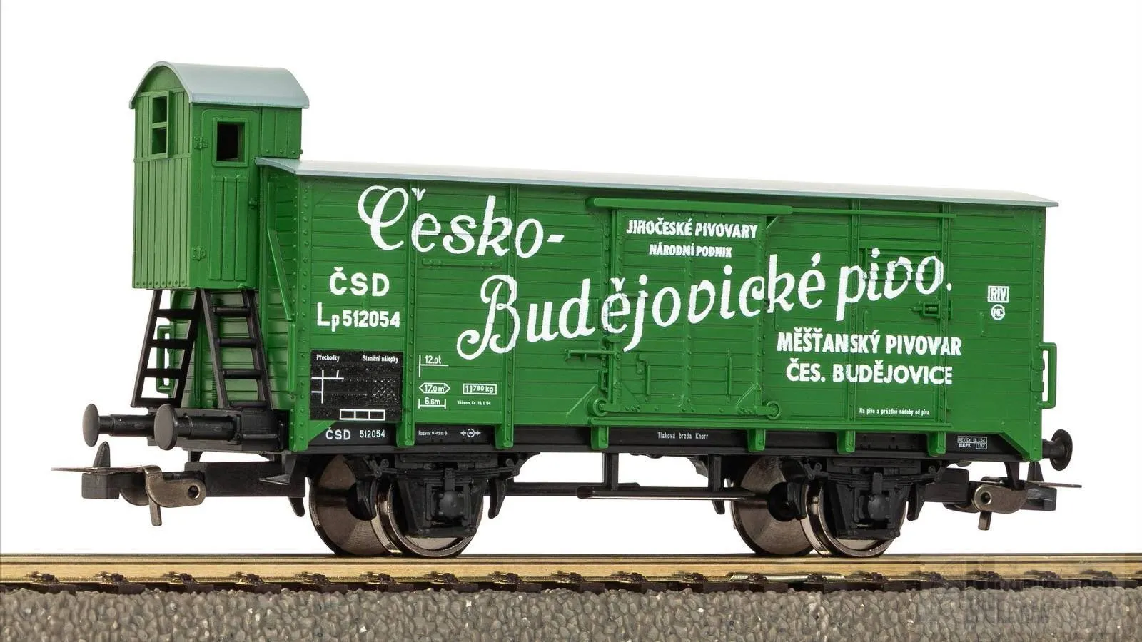 Piko 24561 - Güterwagen ged. CSD Ep.III mit Bremserhaus H0/GL