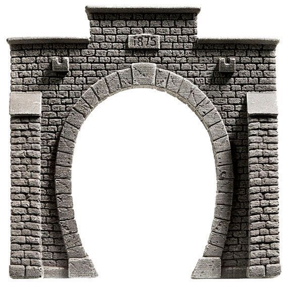 Noch 58051 - Tunnel-Portal 1-gleisig, 13,5 x 12,5 cm H0 1:87