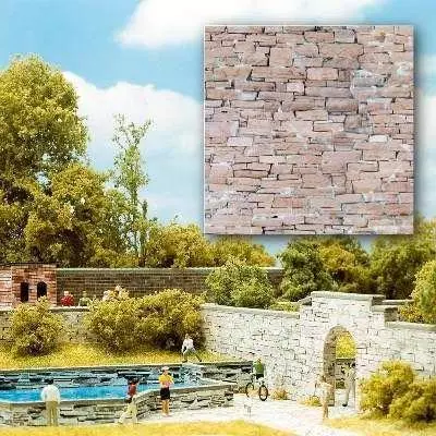 Busch 7423 - Dekoplatte Sandstein H0 1:87 / TT 1:120 / N 1:160 / Z 1:220