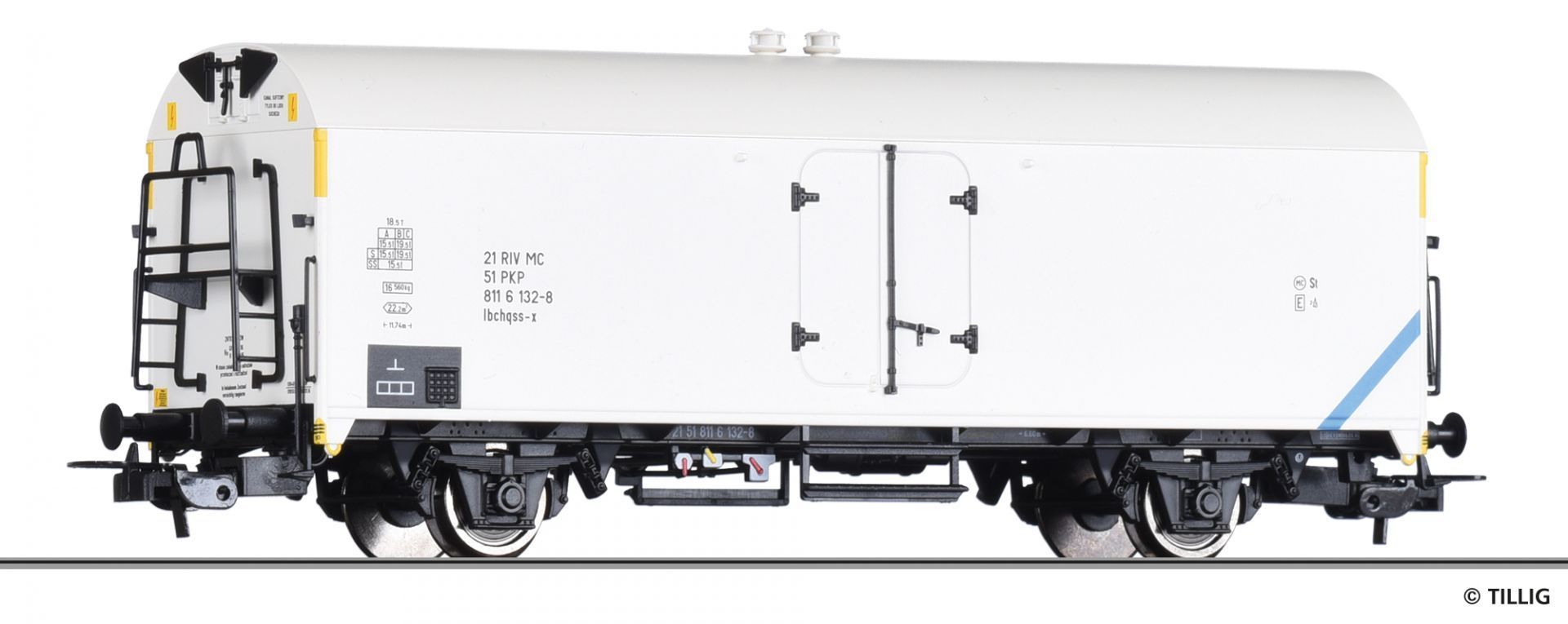 Tillig 76778 - Kühlwagen PKP Ep.IV Ibds H0/GL