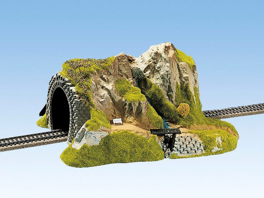 Noch 02200 - Tunnel 1-gleisig, gerade, 34 x 27 cm H0 1:87