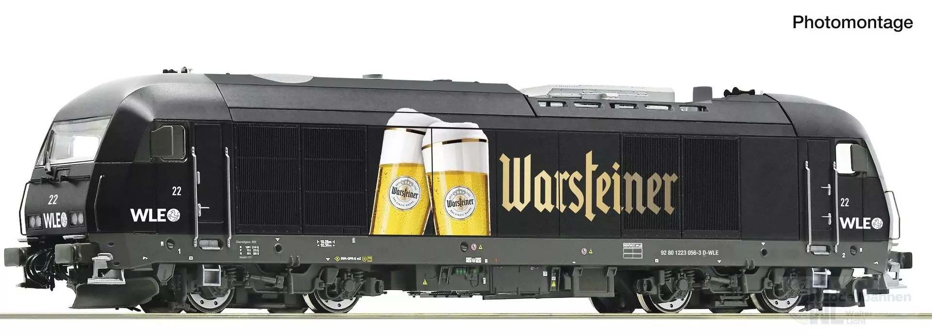 Roco 7310104 - Diesellok BR 22 WLE Ep.VI WARSTEINER H0/GL SOUND