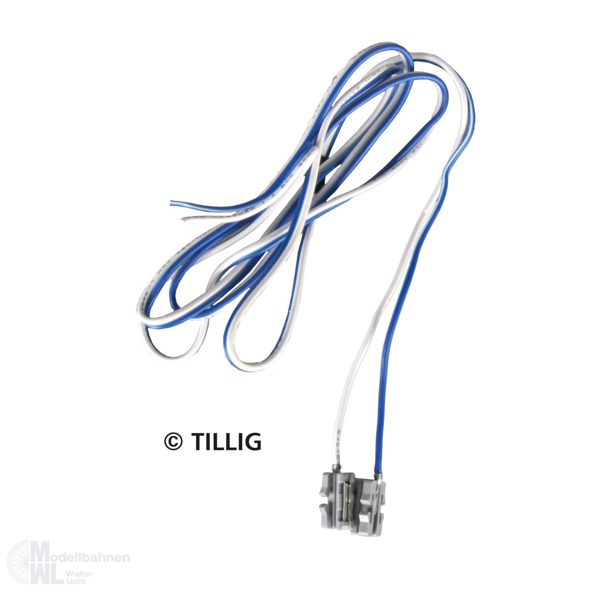 Tillig 83957 - Bettungsgleis braun Schienenverbinder mit Anschlusselement TT 1:120