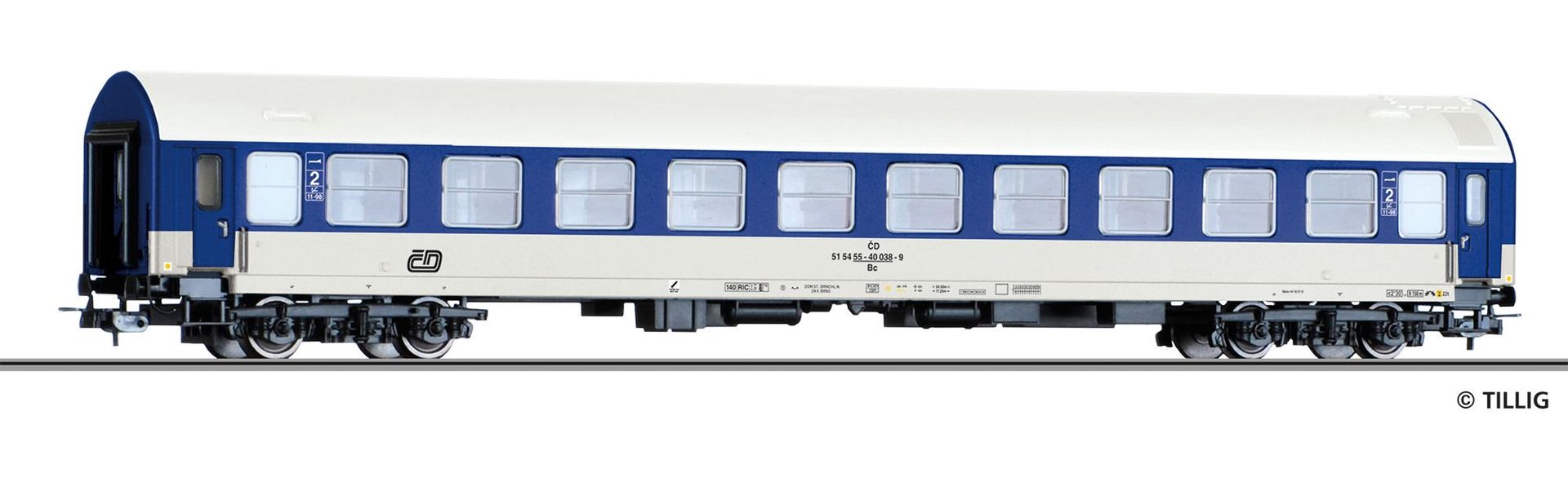 Tillig 74959 - Liegewagen CD Ep.V 2.Kl. Bc 841 Typ Y H0/GL