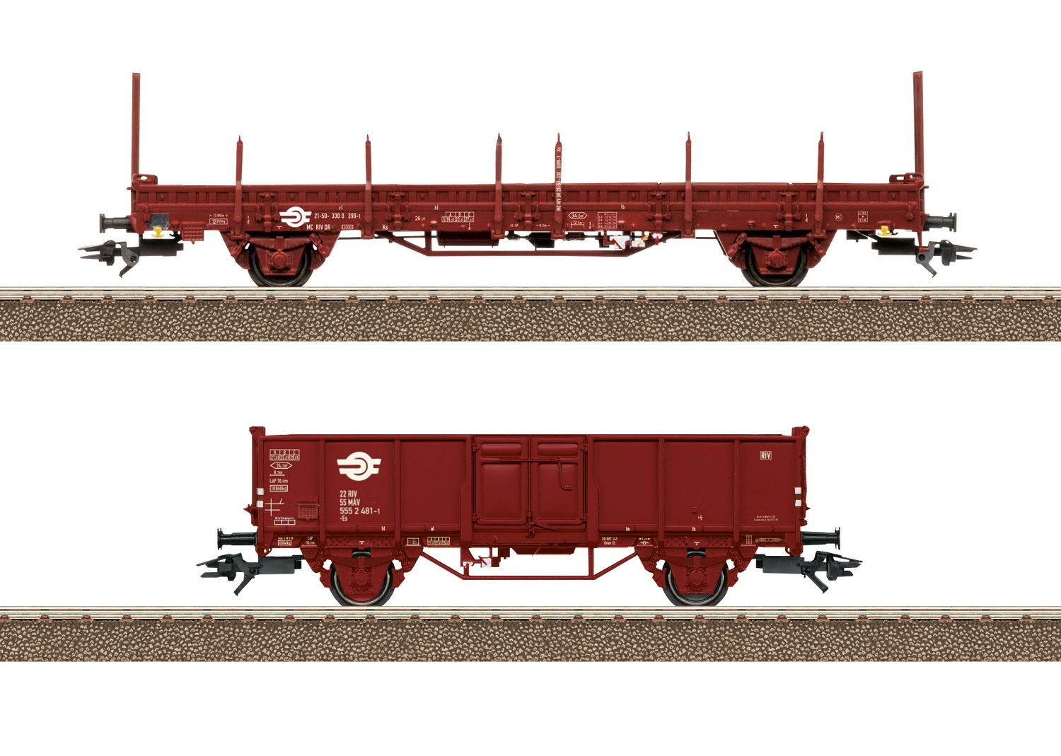 Trix 24191 - Güterwagen-Set MAV Ep.VI 2.tlg. H0/GL
