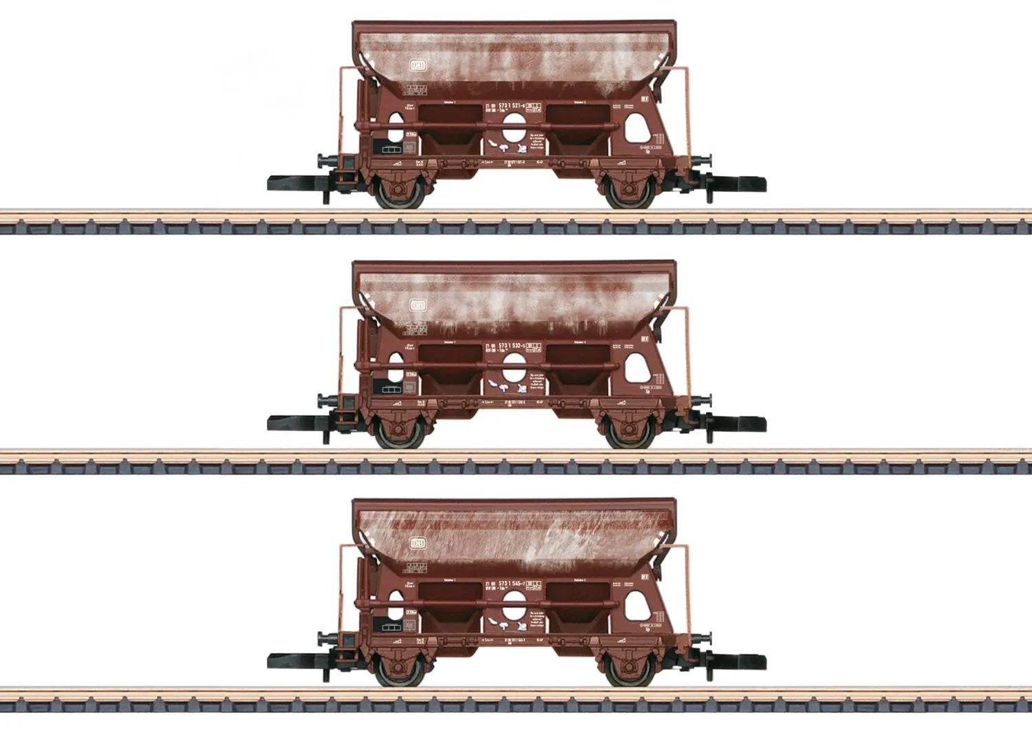 Märklin 82441 - Wagenset Kalitransport DB Ep.IV 3.tlg. Set 1 Z 1:220