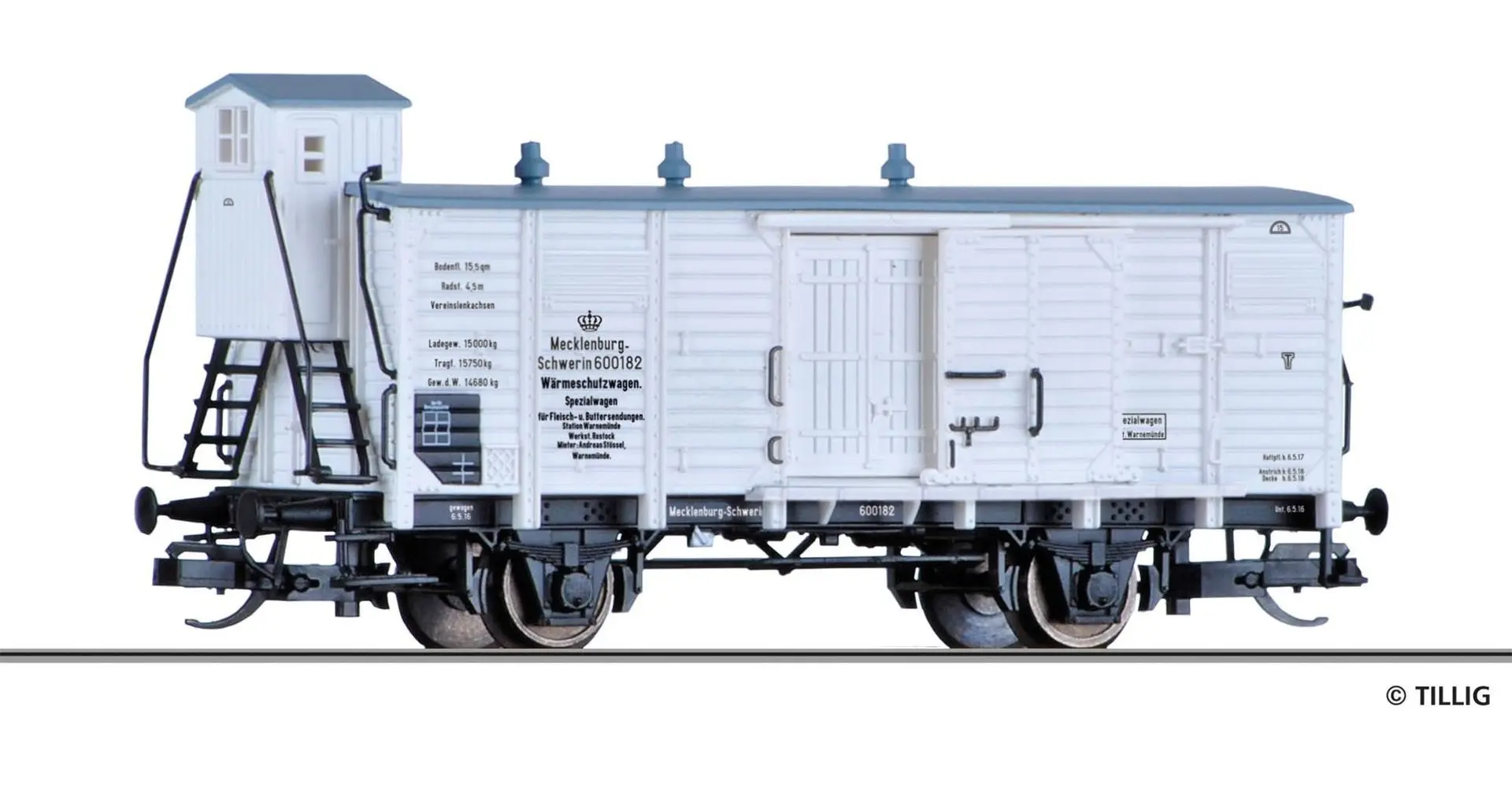 Tillig 17379 - Wärmeschutzwagen M.F.F.E Ep.I TT 1:120