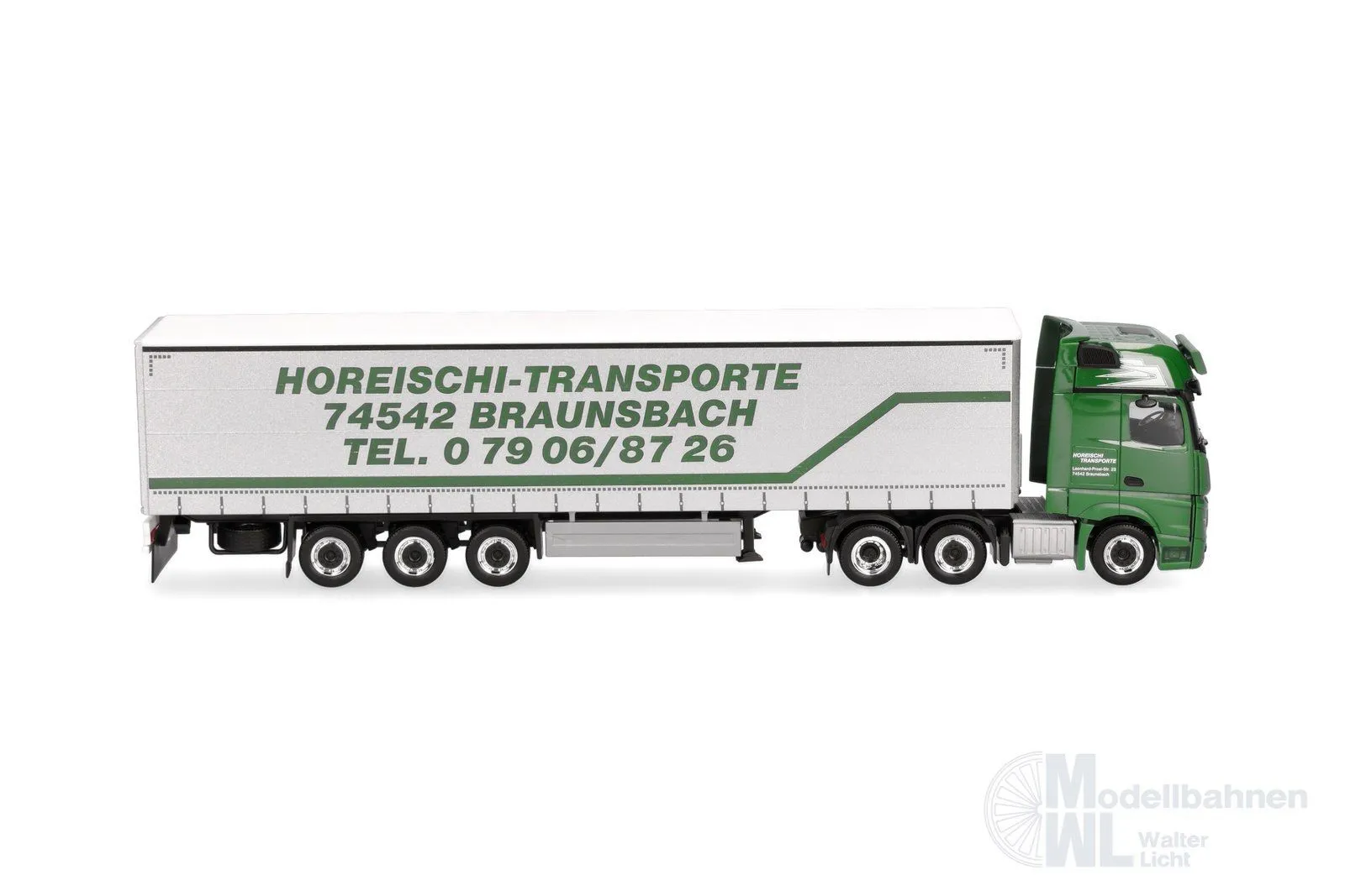 Herpa 320856 - Mercedes-Benz Actros L Giga 6x2 GardienPlanen-Sattelzug H0 1:87