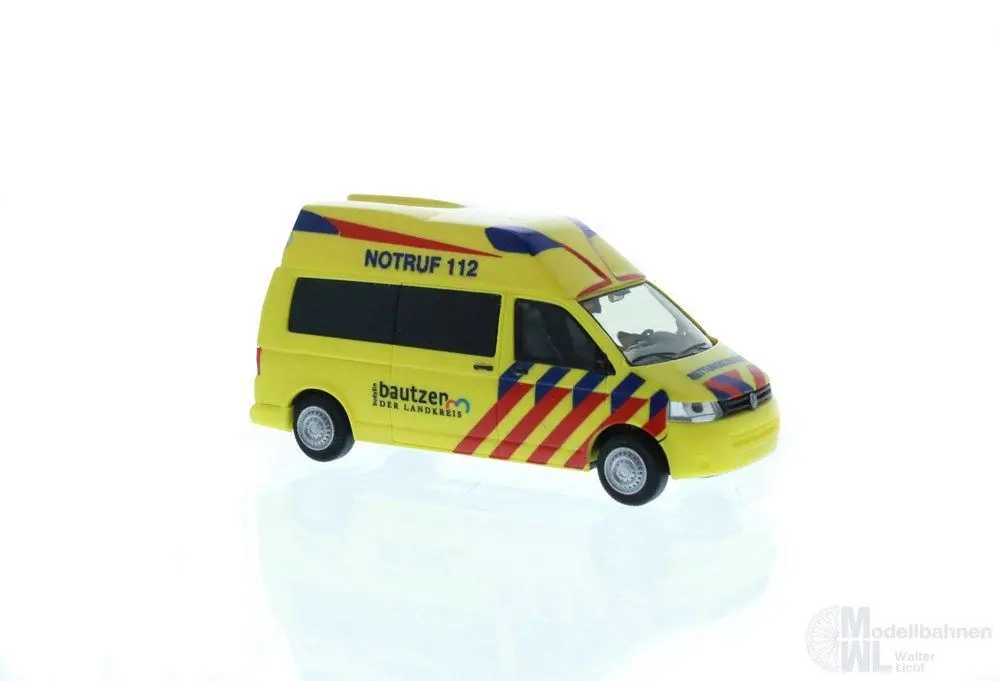 Rietze 53438 - Ambulanz Mobile Hornis Silver ´10 Rettungsdienst Radeberg 1:87