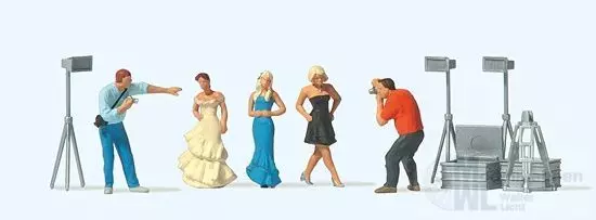 Preiser 10789 - Mode-Shooting H0 1:87