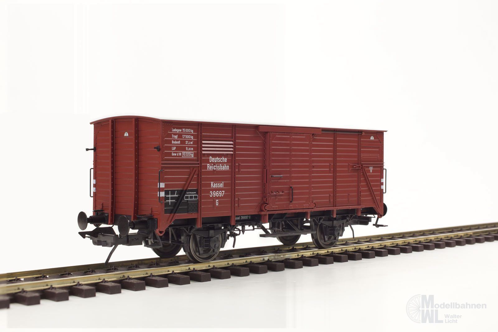 42210-14 Lenz 42210-14 - Güterwagen gedeckt DRG Ep.II G10 Betr.-Nr. 39 697 Spur 0