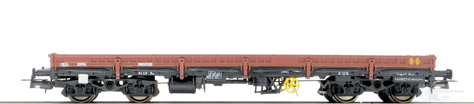 Sudexpress S0454027 - Rungenwagen CP Ep.III Sgs Vagão Lyv versão freio a vacuo H0/GL