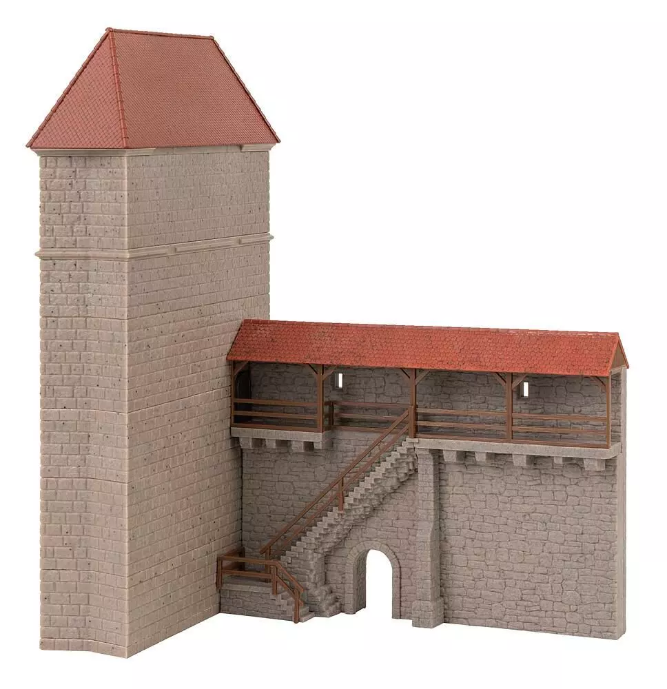Faller 130691 - Altstadtmauer-Set Schildmauer H0 1:87