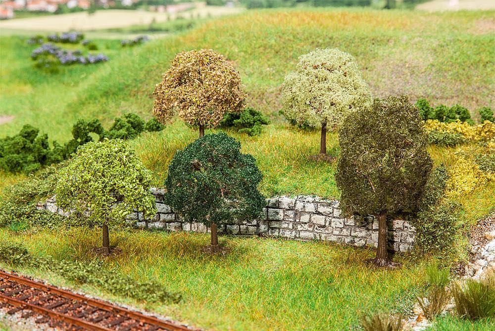 Faller 181172 - 5 PREMIUM Bäume, klein, sorti H0 1:87