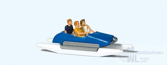 Preiser 10682 - Familie im Tretboot (1) H0 1:87 Preiser 10682 - Familie im Tretboot (1) H0 1:87