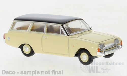 Brekina 19477 - Ford P3 Turnier elfenbein/grau H0 1:87 Brekina 19477 - Ford P3 Turnier elfenbein/grau H0 1:87