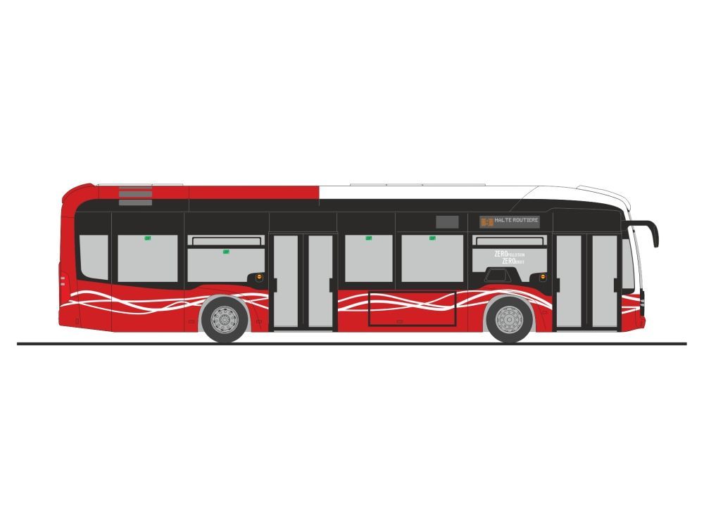 Rietze 75628 - Mercedes-Benz eCitaro Lignes D'Azur (FR) H0 1:87