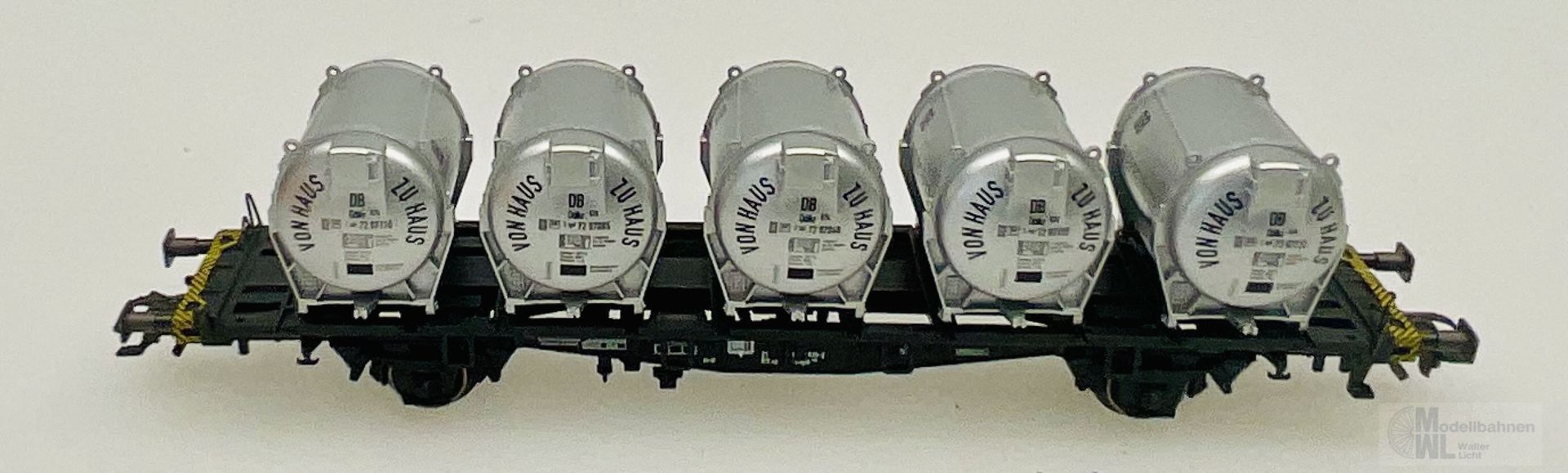 Märklin 4853 - MÄRKLIN - Behältertragwagen DB Ep.III H0/WS