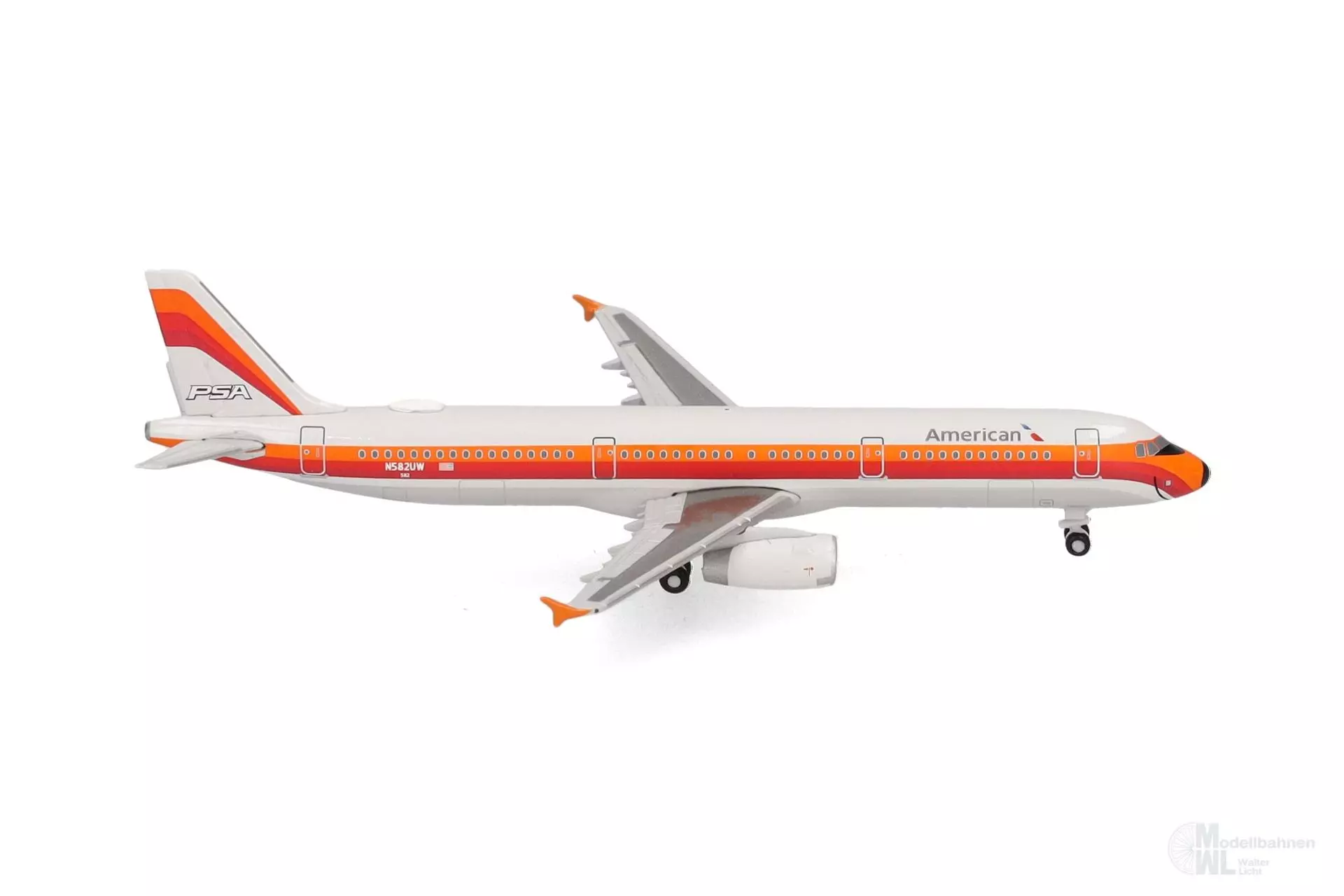 Herpa 538244 - Airbus A321 American Airlines - PSA 1:200