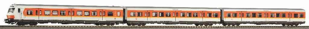 Piko 58388 - 3er Set x-wagen S-Bahn Nürnberg mit Steuerwagen DB Ep.IV H0/GL