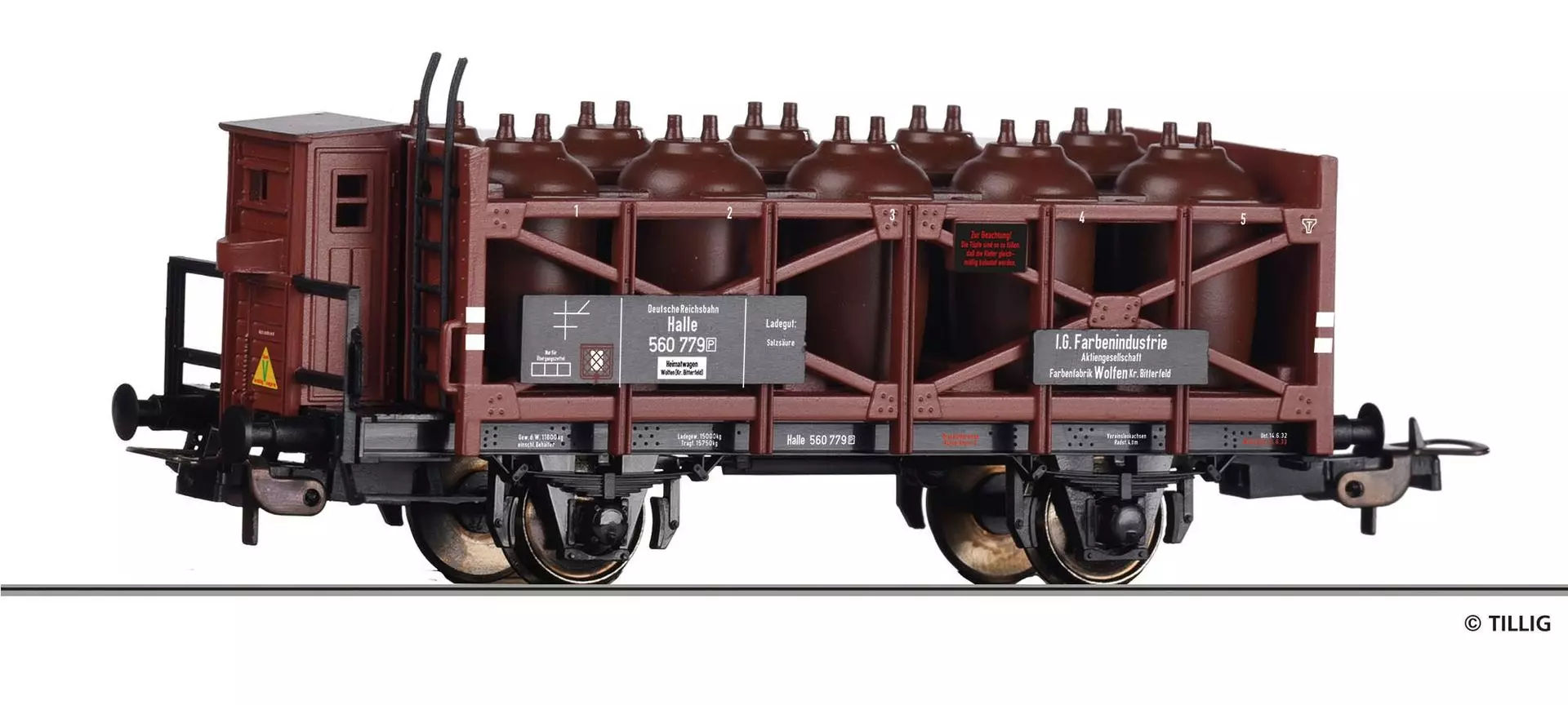 Tillig 77013 - Säuretopfwagen DRG Ep.II H0/GL