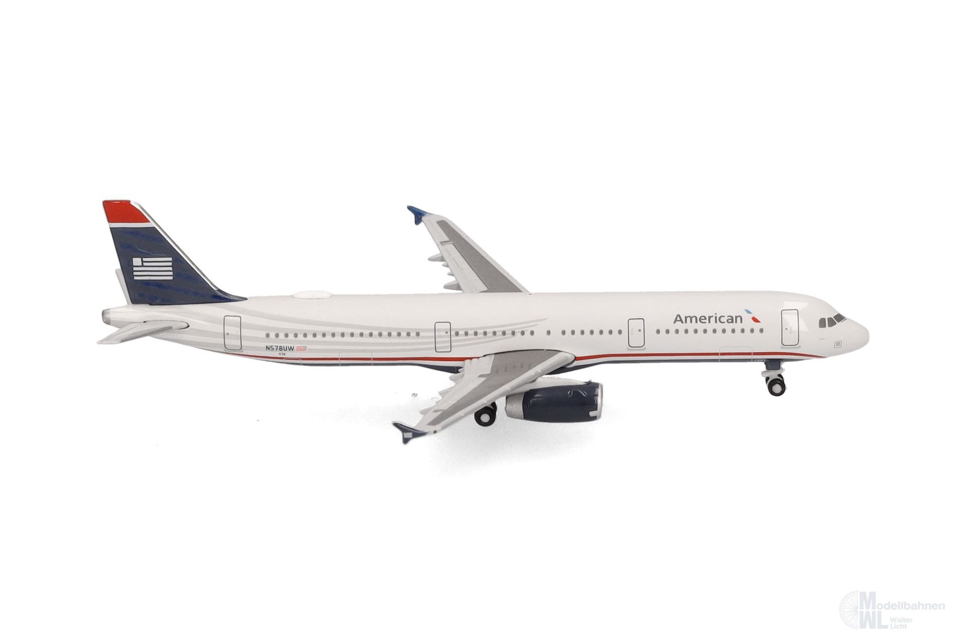 Herpa 538251 - Airbus A321 American Airline - US Air 1:500