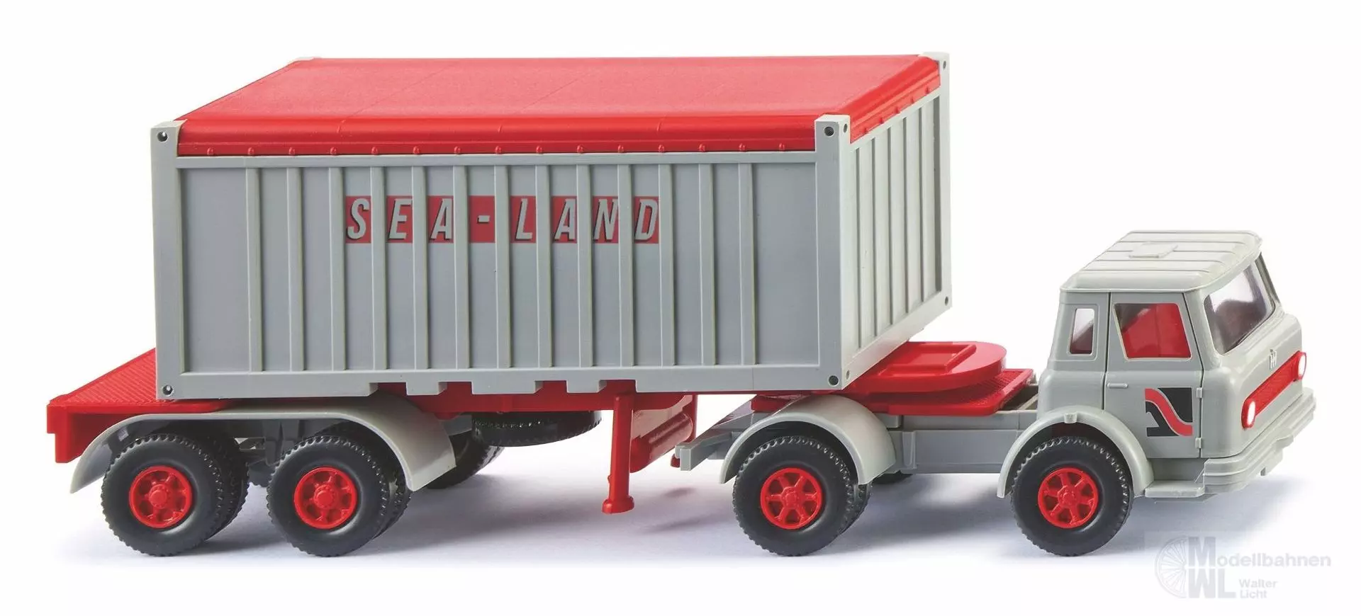 Wiking 052501 - Int. Harvester Containersattelzug 20' Sealand H0 1:87