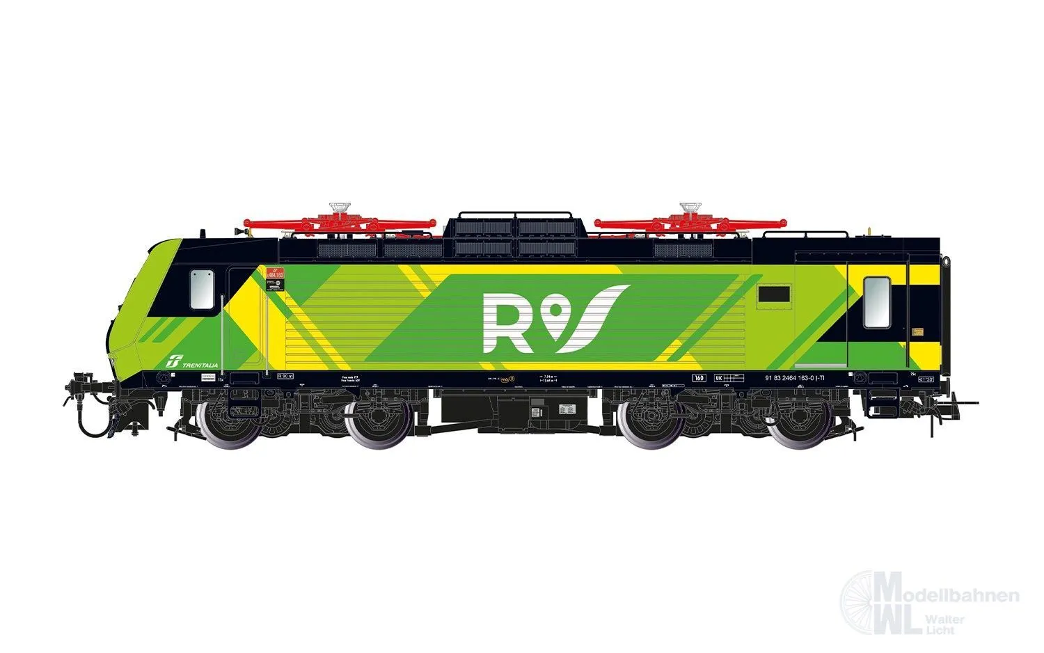 Lima 2675 - E-Lok E 464 FS Trenitalia Ep.VI Regionale Farbgebung H0/GL