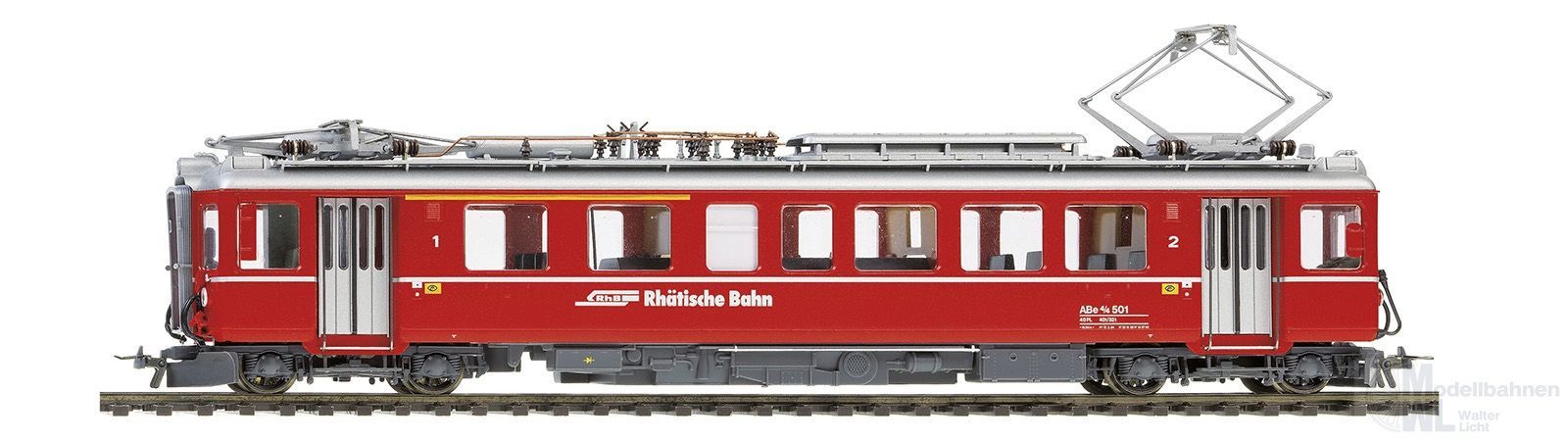 Bemo 1365141 - Triebwagen ABe 4/4 RhB 501 Ep.IV/V Fliegender Rhätier H0m Digital