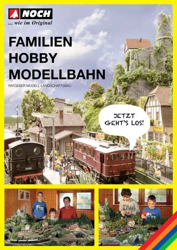 Noch 71904 - Ratgeber Familien-Hobby Modellbahn Deutsch, 120 Seiten G/1/0/H0/H0m/H0e/TT/N/Z