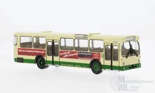 Brekina 50820 - Mercedes-Benz O 305 Schmalzgräber aus Bonn H0 1:87