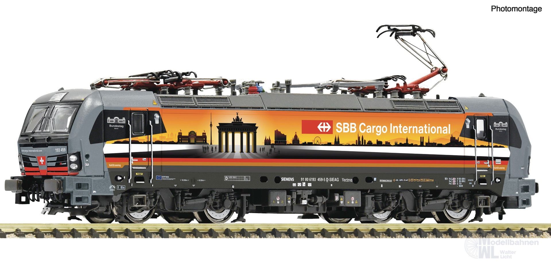 Fleischmann 7560074 - E-Lok 193 459 SBB Ep.VI DE Piercer N 1:160