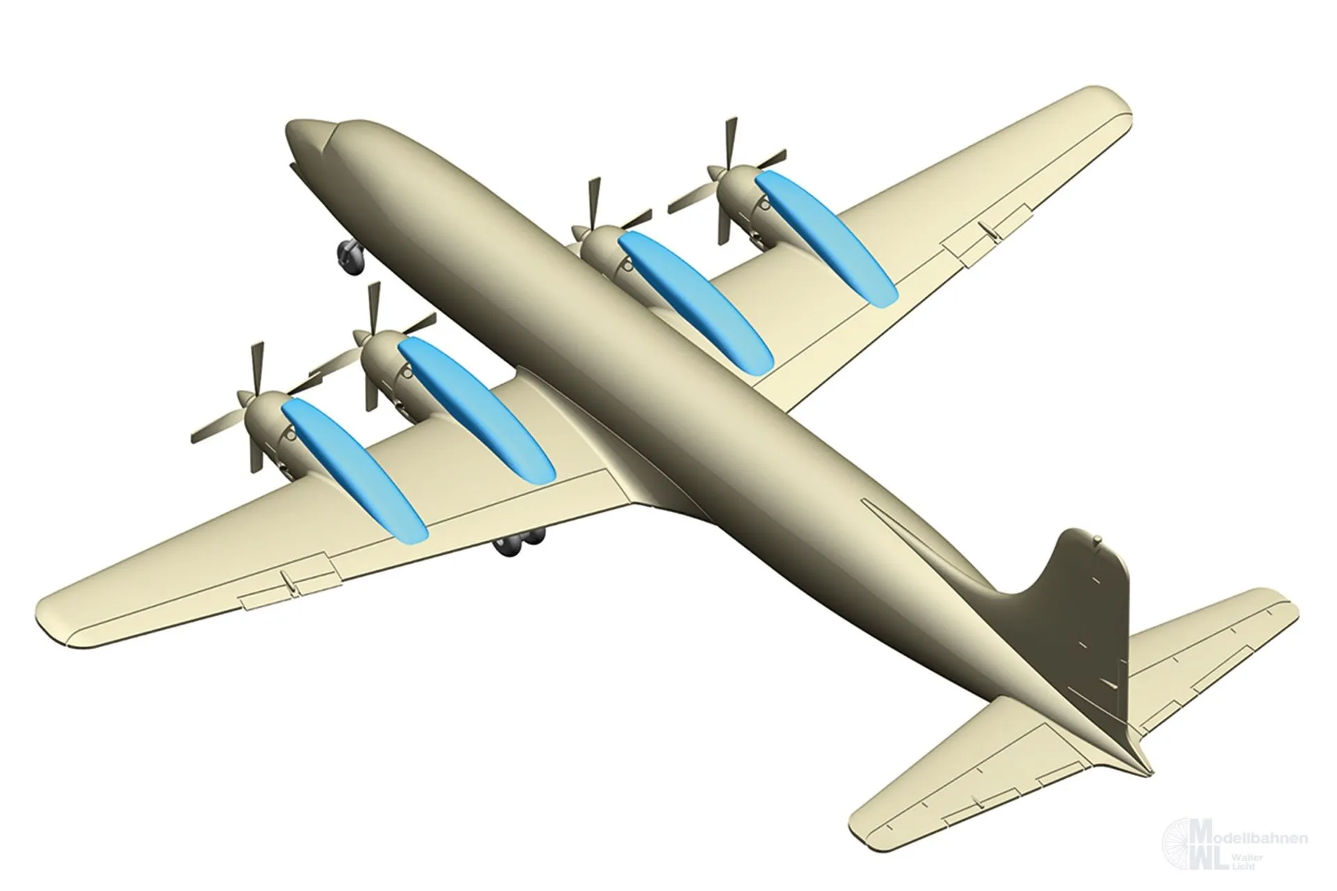 Herpa 574006 - DC-7B South African Airways 1:200
