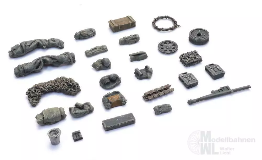 ARTITEC b.v. 6870532 - WM Zubehör Sdkfz 250/251 grau H0 1:87