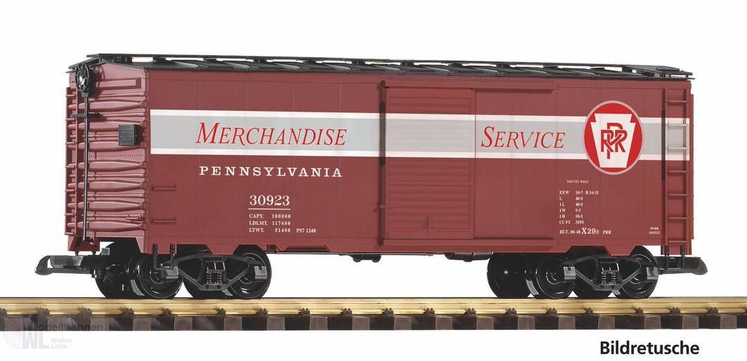 Piko 38992 - Güterwagen ged. PRR Spur G 1:22,5