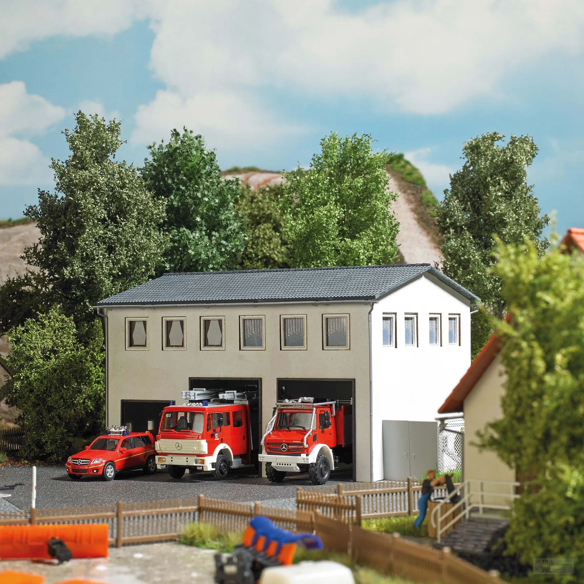 Busch 1962 - Zweckbau 70er Jahre H0 1:87