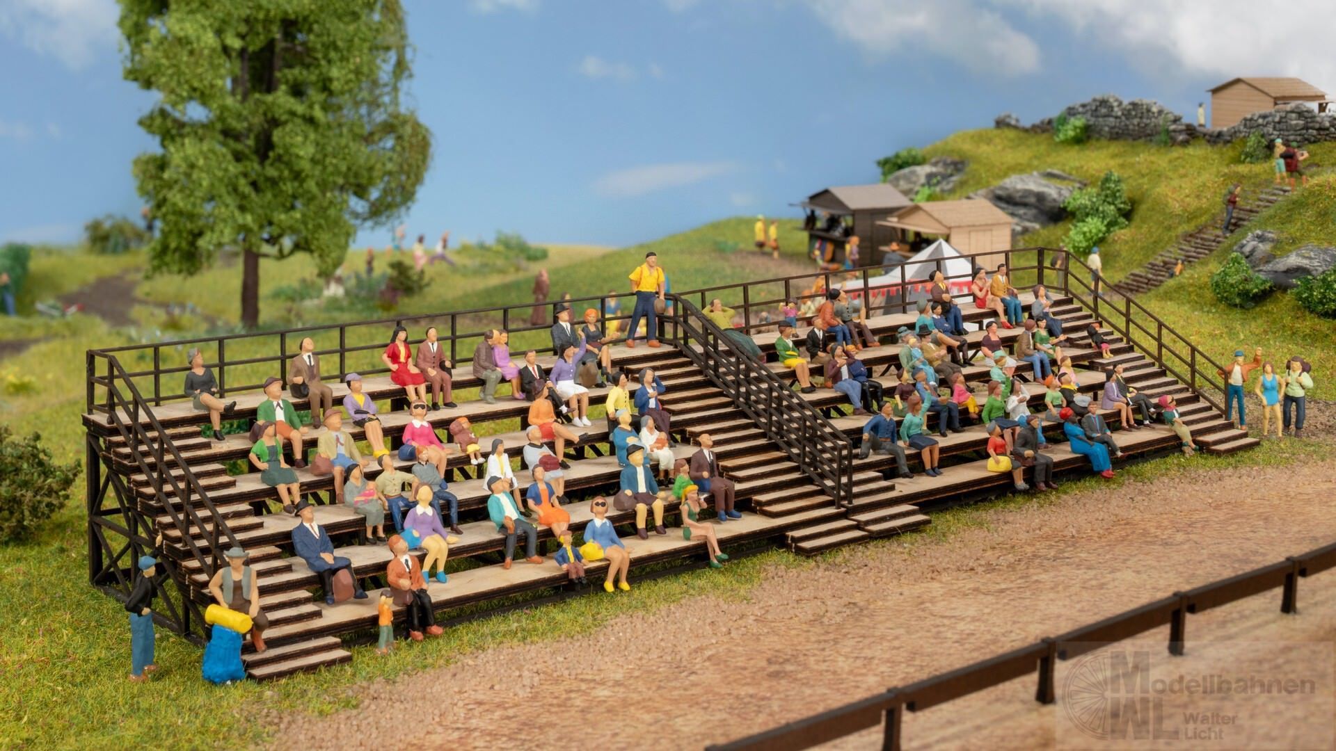 Noch 66829 - Themen-Set Tribüne H0 1:87