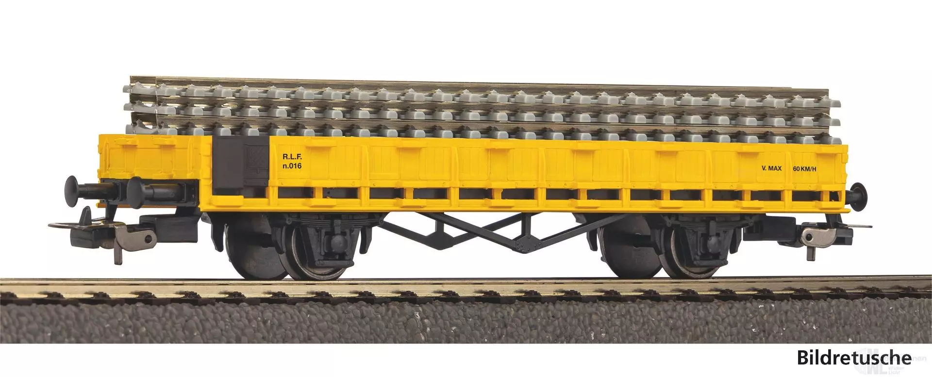 Piko 27734 - Niederbordwagen RLF Ep.IV mit Ladegut H0/GL