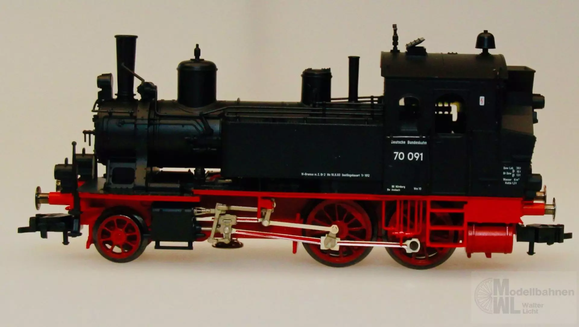 Fleischmann 4070 - Feischmann - Dampflok BR 670 091 DB H0/GL