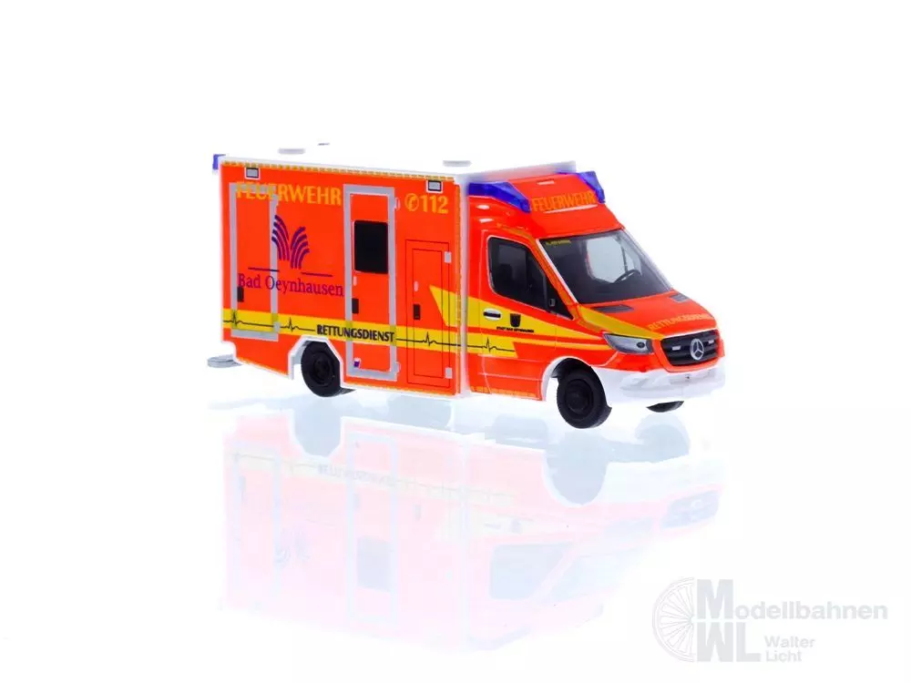 Rietze 76137 - Mercedes-Benz GSF RTW ´18 Feuerwehr Bad Oeynhausen H0 1:87