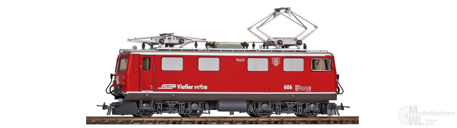 Bemo 1352116 - E-Lok Ge 4/4 I 606 RhB Ep.IV/V Kesch H0m Sound