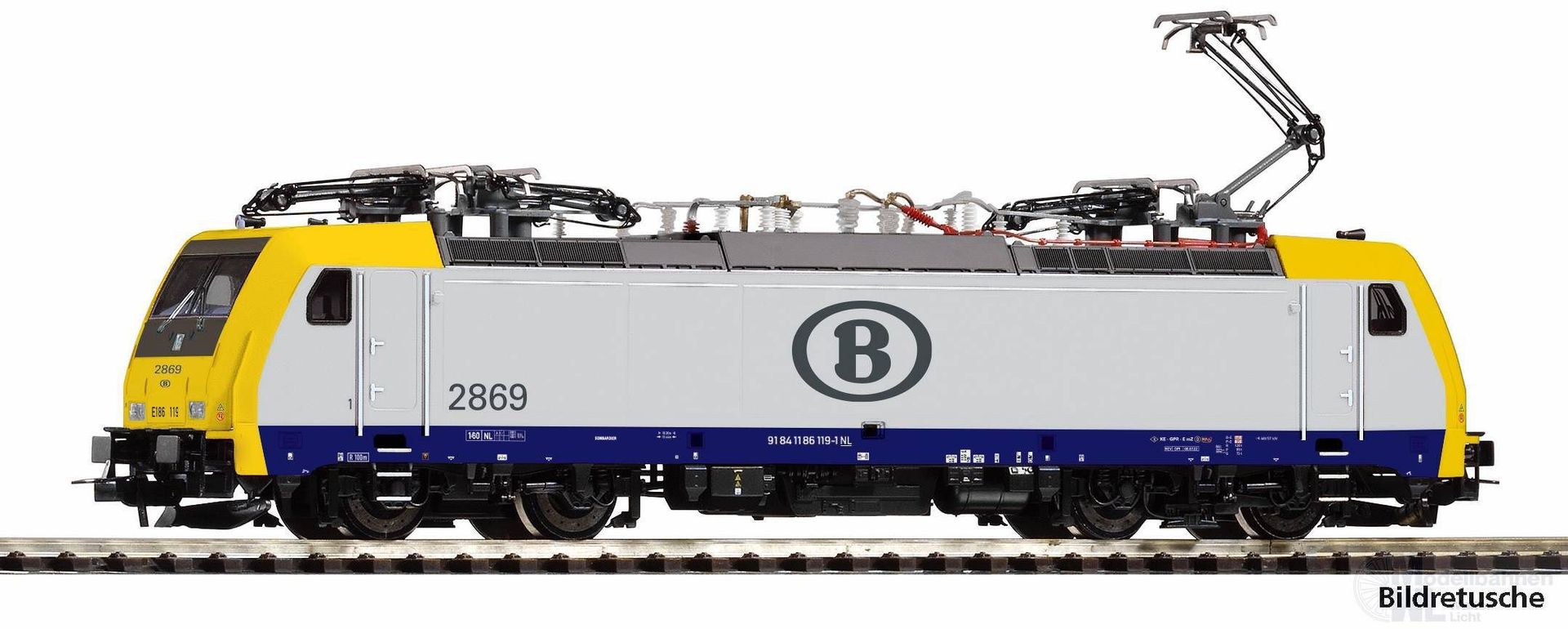 Piko 21761 - E-Lok BR 186 SNCB Ep.VI H0/GL Piko 21761 - E-Lok BR 186 SNCB Ep.VI H0/GL