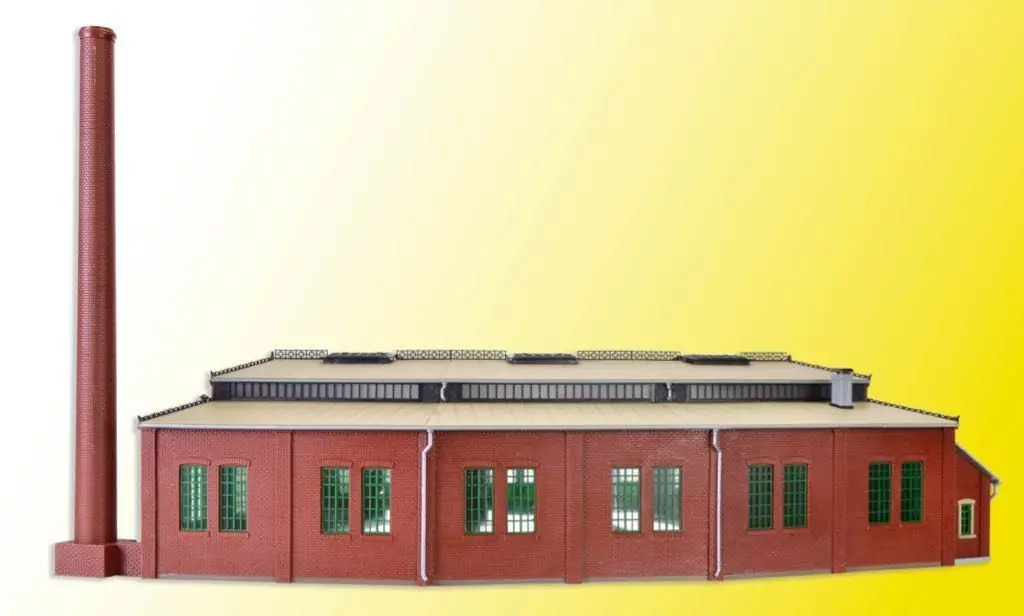 Vollmer 45754 - Ringlokschuppen mit Türsch H0 1:87
